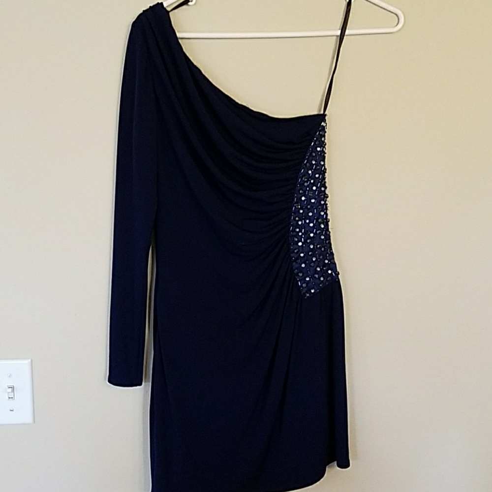 Navy Laundry By Shellie Segal cocktail dress